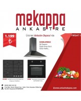 Mekappa Anksatre Set 8100  ( Onda Davlumbaz + Lina Ocak + Alena Fırın )